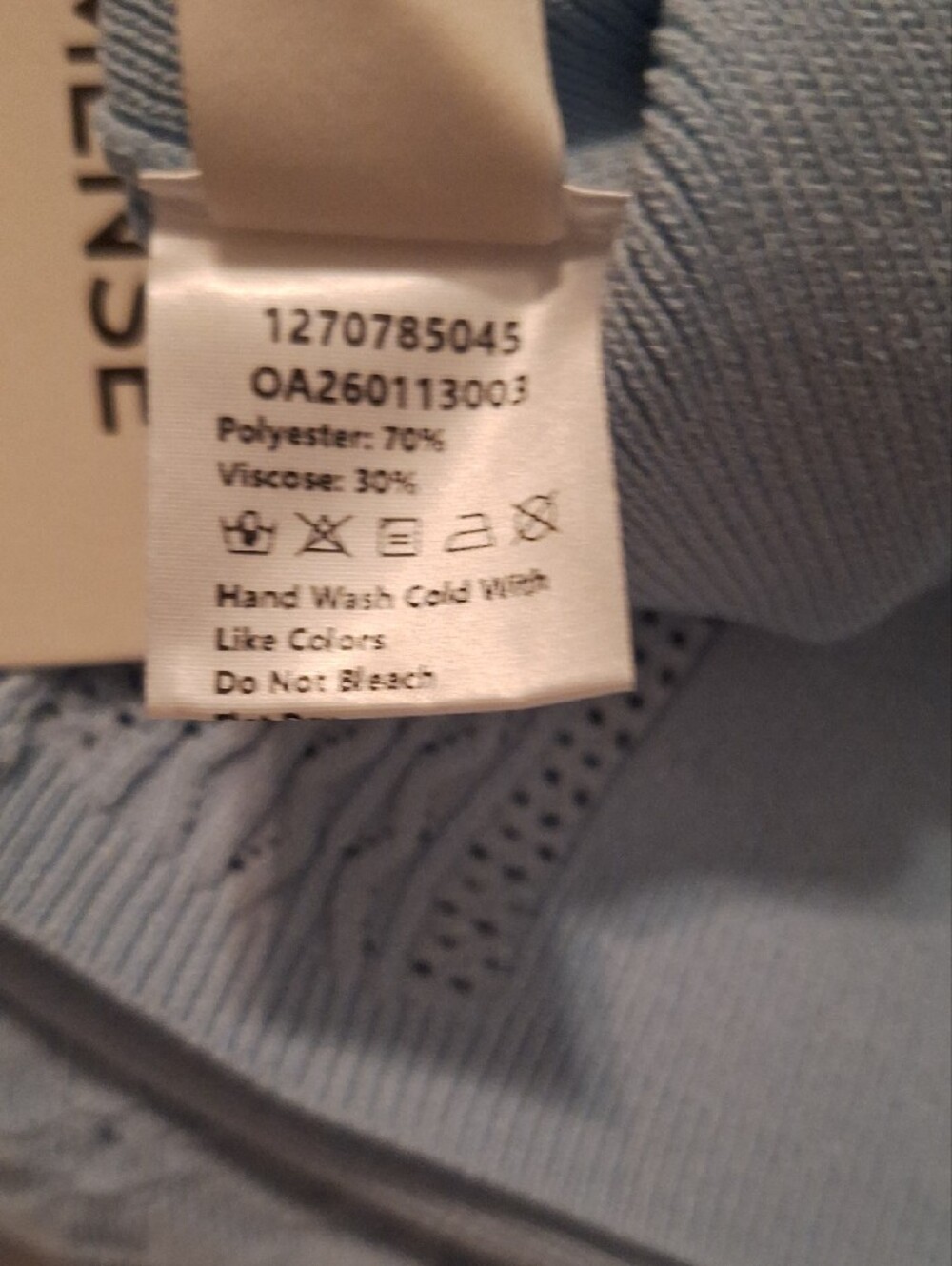 Commense Light Blue Button-Down Knit Midi Dress - Picture 8 of 8